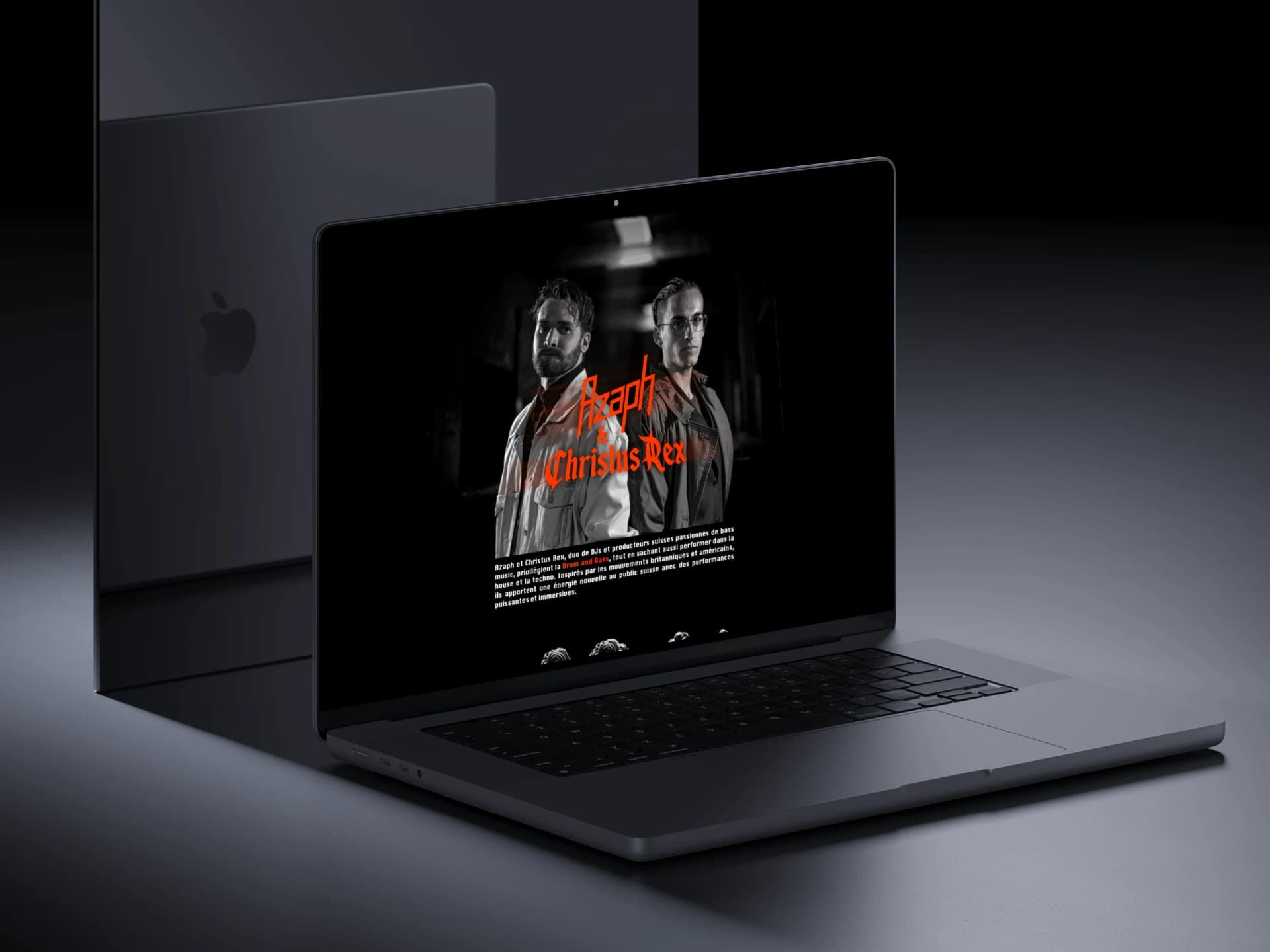 Mockup du projet DrumnBass