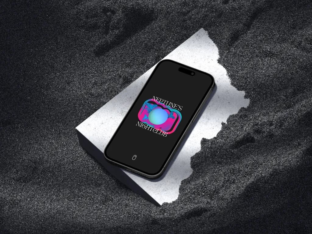 Mockup du projet Neptune's Nightclub